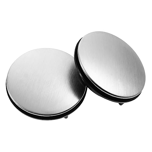 Gadpiparty 3Piezas Cubierta de Fregadero de Inoxidable Tapón Fregadero Instalación y Decoración de Cocina Compatible con Orificios