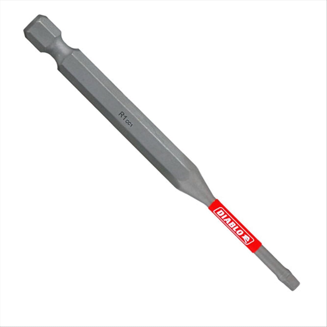 Diablo #2 Square Drive Bits with Torque Design for Durability and Impact Resistance - Optimized Tip, Laser Engraved Bit Type - 1/4" Hex, 2" Length, 100-Pack - DSQ22P100