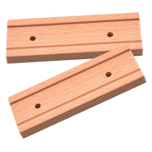Wakauto Kalimba Bridge Replacement 2pcs Natural Wood Diy Kalimba Bridge Comfortable to Use