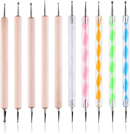 10PCS Dotting Tools Set For Nail Art, Embossing Stylus For Painting