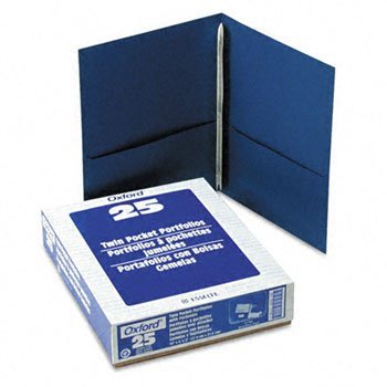 Oxford Twin-Pocket Portfolios with Tang Fasteners PORTFOLIO,LTR,FST&PKT ...
