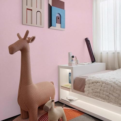 Papel adhesivo extraíble e impermeable rosa para muebles de cocina 4
