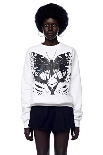Jonny Cota Studio Leopard Wings Print Sweatshirt, Men's and Women's
