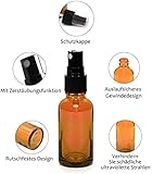 Topsky 12 botellas vacías de spray de 30 ml de cristal...