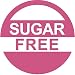 HUBERT Sugar Free Pink Food Advisory Labels White Imprint - 1