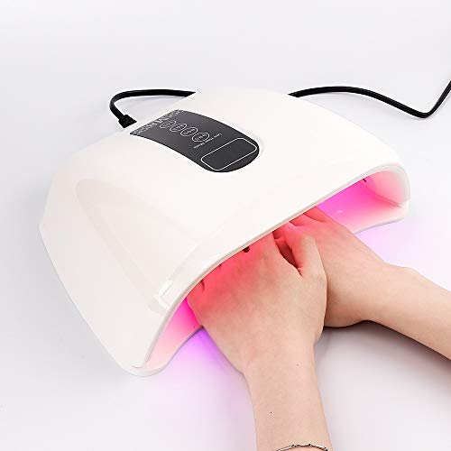 Liarty 96W Portable Nail Dryers[Big Size], To Quick Dry For Regular Nail Polish, Led Light Nail Lamp, Safe For Hands Skin, Best Gift For Ladies, Girls(White) #TOP20