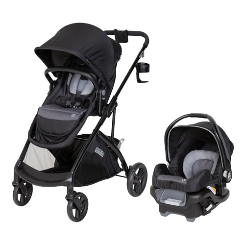 baby Trend Sonar™ Switch 6-in-1 Modular Stroller Travel System with Ally™ Infant Car Seat, Desert Grey