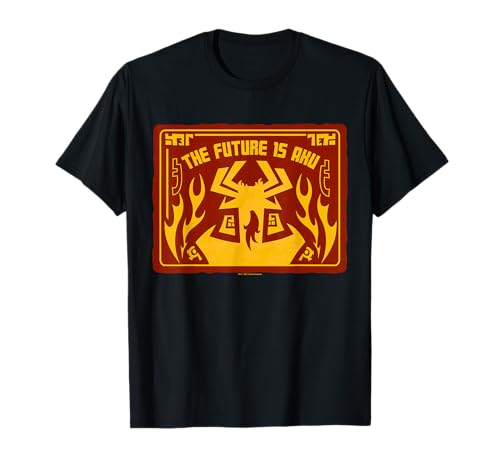 Samurai Jack The Future Is Aku Red & Yellow Sign T-Shirt