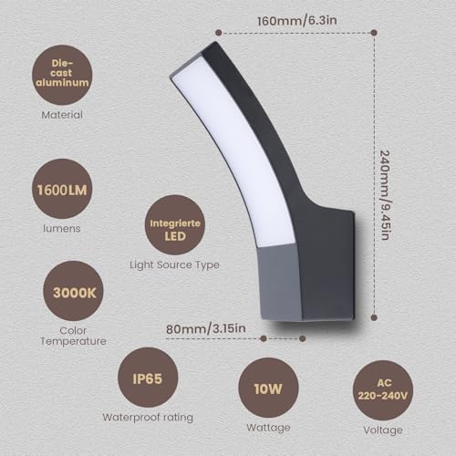 Lampe Extérieur LED Étanche IP65 pour Sublimer vos Soirées Terrasse - 2