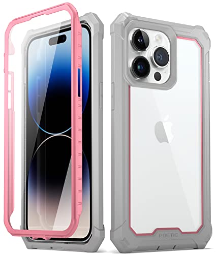 Coque antichoc iPhone 14 Pro Poetic avec test de chute militaire et écran