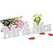 Produktbild JTOOYS Mr & Mrs Holz Buchstaben, Weiß Hochzeit Dekoration Buchstaben Holz Wörte für Hochzeitstag-Partytisch, Hochzeitsempfangstisch, Hochzeitsfotos-Dekoration (Weiß-Gedruckte Version, 35.7)