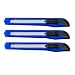 3 Blue Utility Knife Box Cutters Heavy Duty Industrial Strength