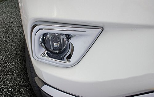 Fit For Nissan Murano 2015 2016 2017 2018 Chrome Front Fog Light Lamp Cover Trim Trims Abs #TOP4