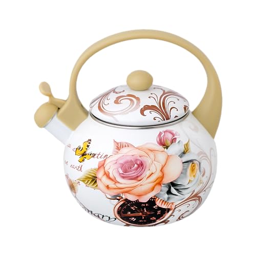 Chaleira Esmaltada 2.2 Litros Vintage C/Indução