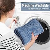 Heizkissen, 80 * 60 Cm Schnellheiztechnologie Elektrisches Wärmekissen mit Automatischer Abschaltung und 6 Temperaturstufen, Heizkissen für Rücken, Schulter, Bauch, Nacken, Maschinenwaschbar