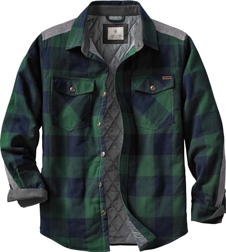 Legendary Whitetails Men's Woodsman Heavyweight Quilted Shirt Jacket Jacket