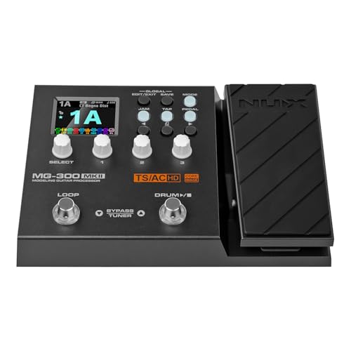 NUX MG-300 MKII Pédale d'effets multi-effets pour guitare électrique + câble jack Keepdrum – vue 2
