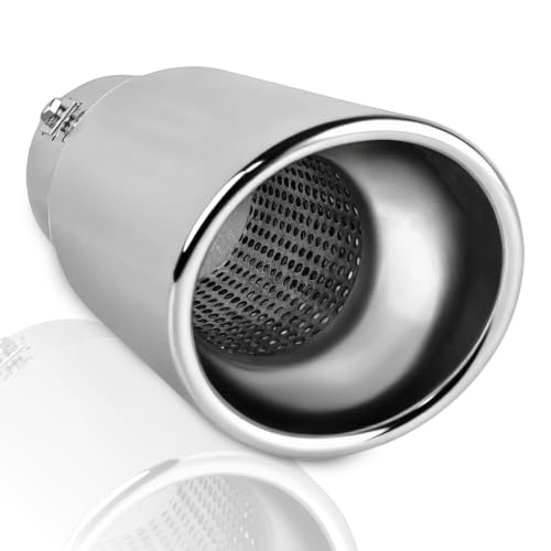 Image of MuHize Adjustable Diesel Exhaust Tip 1.5 inch-2.5 inch Inlet, 4 inch Outlet 9 inch Length