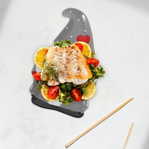Plato de Cerámica de Papá Noel para Banquetes de Hotel y Cenas en Familia 7