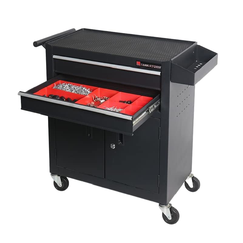 Buy TANKSTORM Tool Chest Heavy Duty Cart Steel Rolling Tool Box with