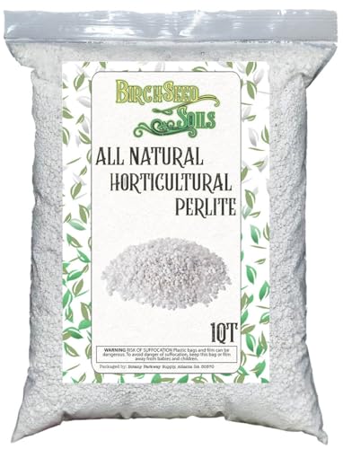 Horticultural Perlite &ndash; 1 Quart Bag &ndash; Natural Soil Amendment for Aeration & Drainage &ndash; Great...