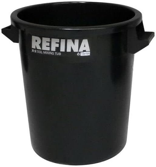 Refina X-2 Black Mixing Bucket Plaster Mixing Bucket Mixing tub for Plaster (50 Litre)