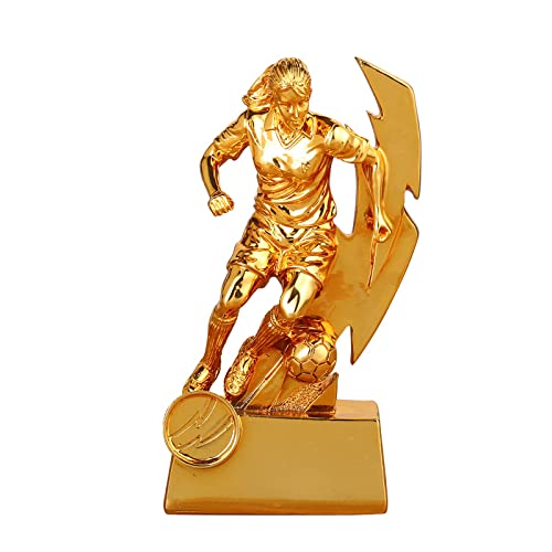 LZHsport Women's Soccer Trophy Shooter Soccer Match Souvenir