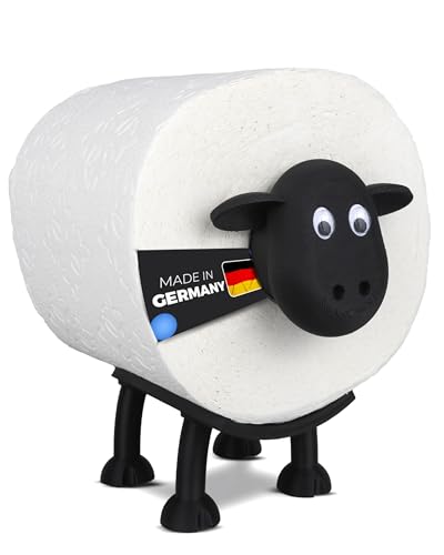 LAYERSMITH® Sheep Toilet Paper Holder [The Original] 1 Piece for 42 mm Rolls – Perfect as a Decoration for Toilet Paper, Toilet Roll Holder, Toilet Paper Holder or as a Gift