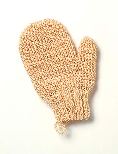 Preisvergleich Produktbild Magit handgefertigter gestrickter Sisal-Massagehandschuh