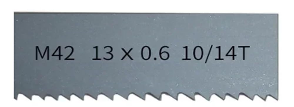 Brzeszczot do piły taśmowej, Brzeszczoty taśmowe M42 10-14TPI 13x0,6 mm 1/2 cala do twardego drewna i metalu, różne rozmiary(1435mm)