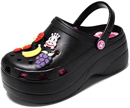 Jakcuz Women Adult Clogs Ultra Cushion Non-Slip Sandals Slides Soft Platform Garden Shoes Outdoor Beach Shoes