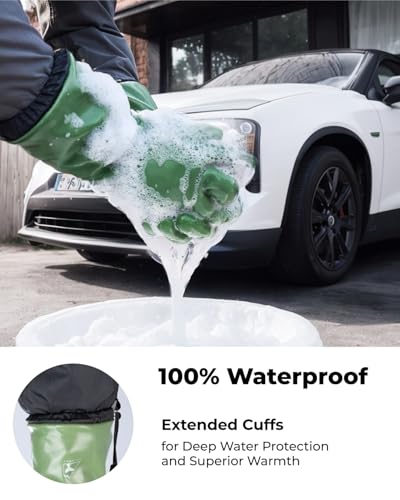 Image of toolant Waterproof Winter Gloves, Balaena Freezer Gloves for Light Duty & Outdoor Adventure, Hiking, Camping, Washing
