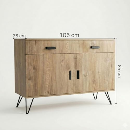 Image of FFO Foldable Study Table for Home & Office | Space Saving Computer Desk with Storage Shelf | Metal Frame & Engineered Wood Top | Portable Work from Home Desk | No Assembly Required