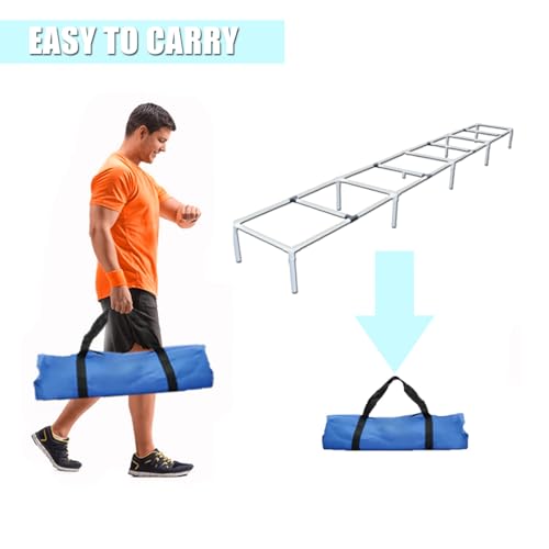 MKSY Dogs Agility Training Ladder,Dog Agility Training Equipment for Pet Outdoor Games - Thumbnail 3
