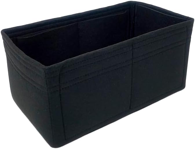 Zoomoni Bag Organizer for Dior Small Toujours Bag - Premium Felt Purse Handbag Insert Liner Shaper (Handmade) Soft Structure Support