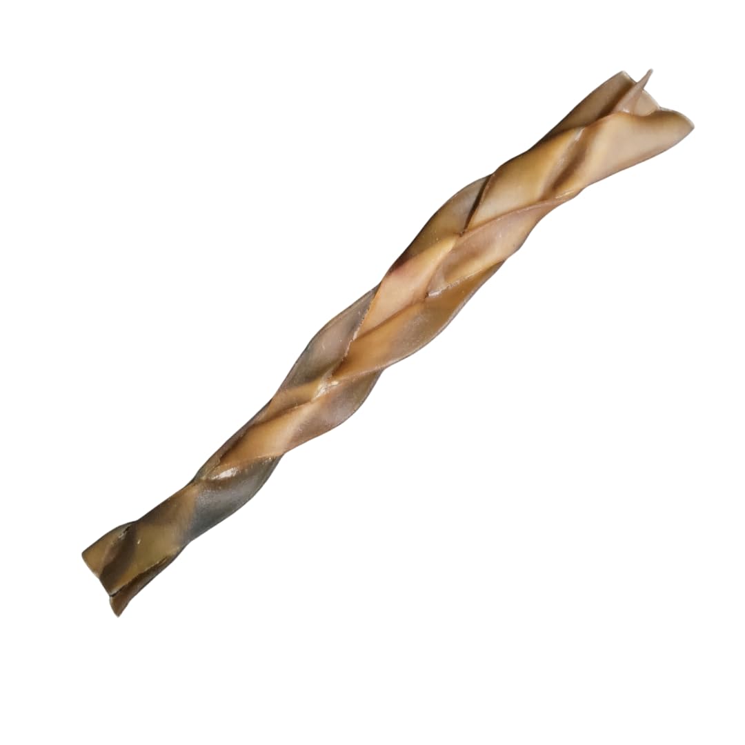 Pawsome Snax Camel Skin Braid 30cm Dog Chew – PACK SIZE: 5 - Natural Dog Chew Long-Lasting Healthy Dental Treat for Dogs – High Protein, Low Fat, Hypoallergenic, Grain-Free Dog Chew (SIZES WILL VARY)