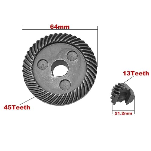 Engrenages meuleuse Crown 180 pour réparation de transmission