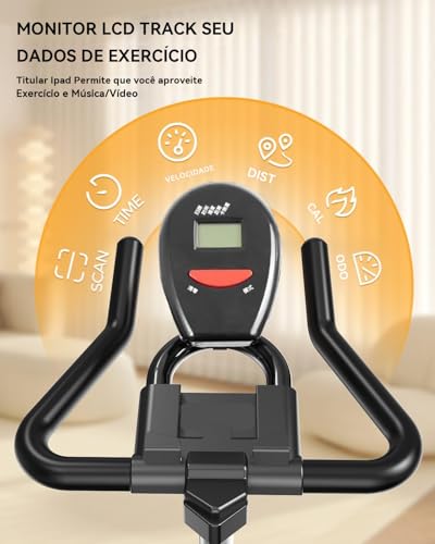 LucZeng Bicicleta Ergométrica Spinning, Bicicleta Spinning de exercício interior de baixo nível de r