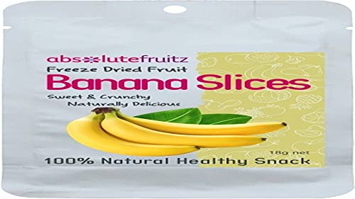 Absolute Fruitz Freeze Dried Banana Slices 18 g