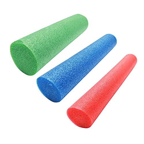 Floating Pool Noodles Foam Tube Super Thick Swimming Pool Foam Noodles 52 Inches Foam Stick For Kids Adults (3Pcs, 7Cm*130Cm) #TOP5