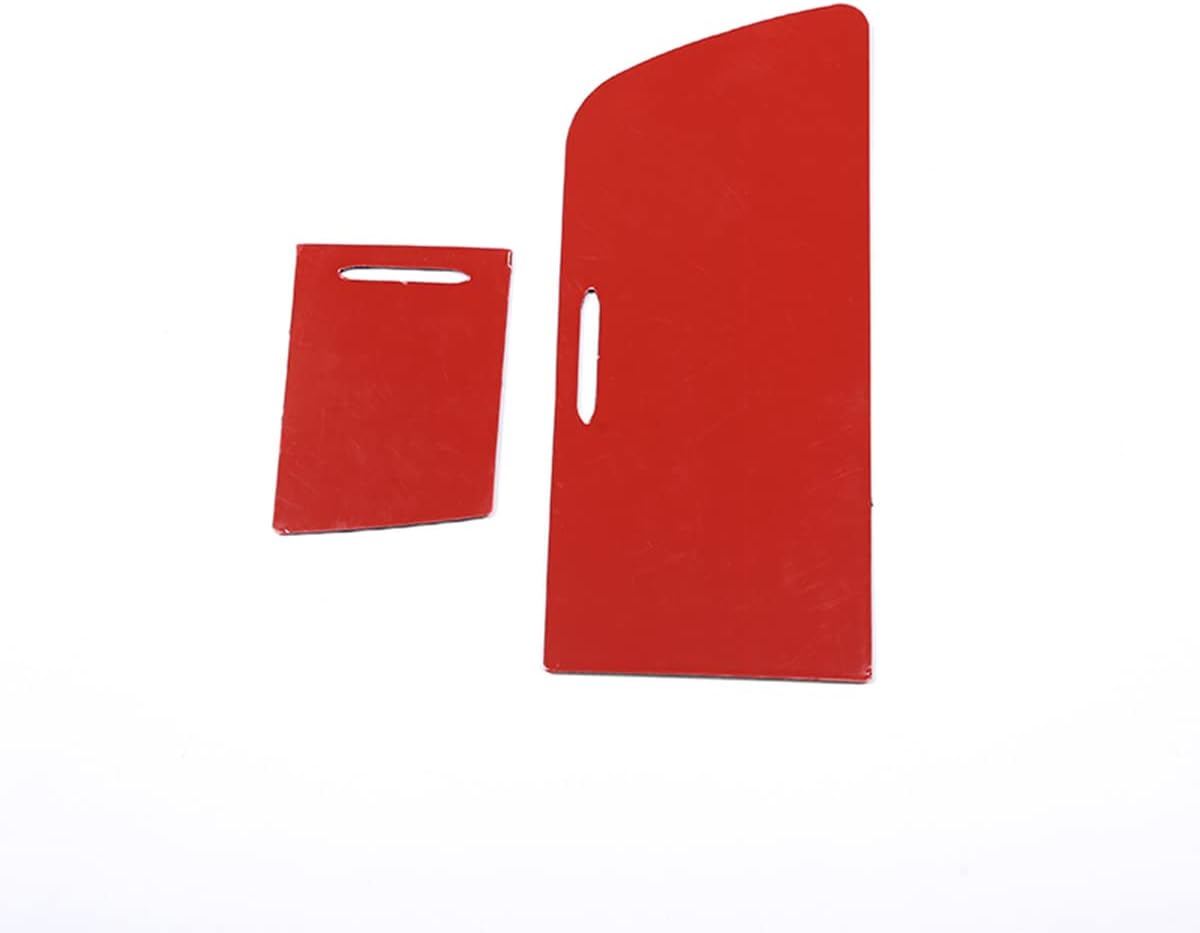 Car Center Console Cup Holder Panel Trim Cover Sticker,Fit for Chevrolet Corvette C7 2014-2019 Real Soft Carbon Fiber Auto Decoration Accessories 2PCS (Black Carbon Fiber)