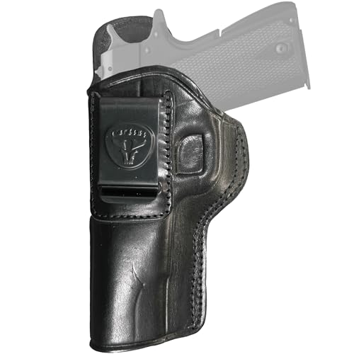 Cardini Leather Premium IWB Leather Holster | 1911 Holster, Fits Browning Hi Power, Colt 1911 5", Kimber 1911 5", Sig Sauer P210, Ruger SR1911, Taurus 1911, Springfield 1911, Other 1911 5" Pistols - Cardini Leather USA