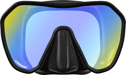 Cressi Z2 Mask - Black, Yellow Lens by CRESSI - Image 2