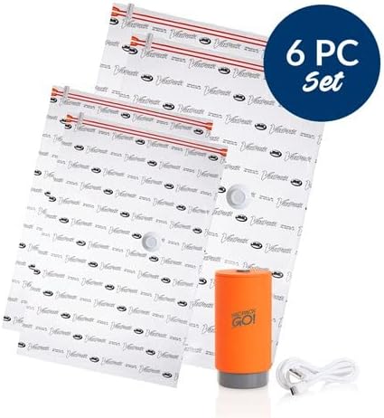 JML VacPack GO! - Portable vacuum storage system that triples luggage space!