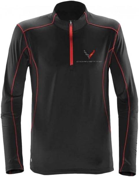 SR1 Performance C8 Corvette Quarter-Zip Fleece Lightweight Jacket for Next Generation Stingray - Officially Licensed by GM