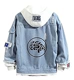 ISaikoy Anime DRAMAtical Murder Hoodie DMMd Denim Jacket Sweatshirt Costume Pullovers Fleeces A
