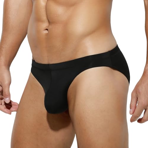 Arjen Kroos - Arjen Kroos Men's Bikini Underwear - Comfortable Quick Dry Solid Swim Briefs, Black, Medium - Best Deal on Amazon