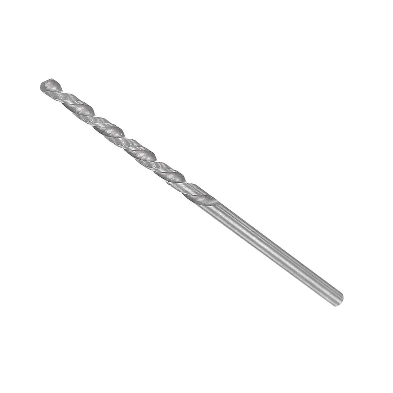 Solid Carbide Drill Bits, 2mm Diameter, Left Hand YG6X (C3/K10) Tungsten Carbide Straight Shank Twist Drill Bits - (Applications: for Stainless Steel Alloy), 1-Piece