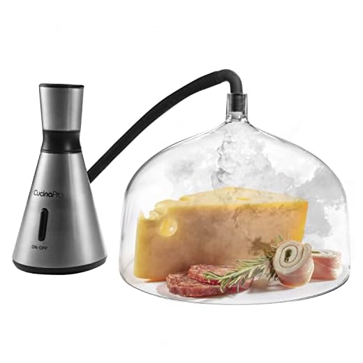 Smoking Gun with XL 7-1/4" Dome- Hot Cold Portable Smoker Infuser Kit for Indoor Outdoor Use- Smoke Meat Cheese Cocktails Faster than Smoker Box, Large Dome Has Greater Capacity, Holiday Electric Gift