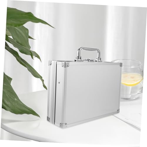 Aluminum Alloy Toolbox Lock Clasp Men Portable Workstation Case Briefcase for Men Case Briefcase4